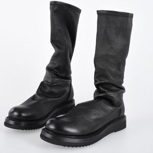 RICK OWENS Black Creeper Sock Boots